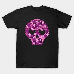 Amethyst Camo Skull T-Shirt